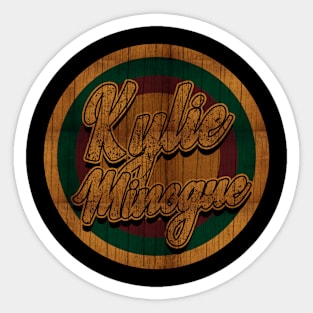 Circle Retro Kylie Minogue Sticker